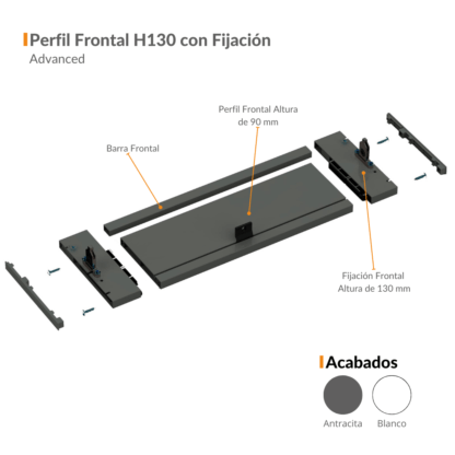 Advanced Perfil Frontal H130 con Fijación