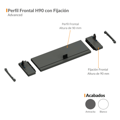 Advanced Perfil Frontal H90 con Fijación
