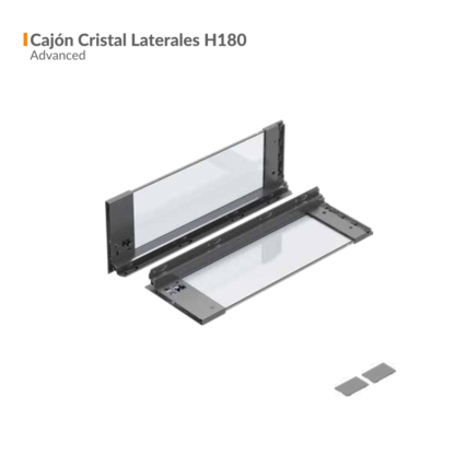 Cajón Cristal Advanced Lateral H180 311507.