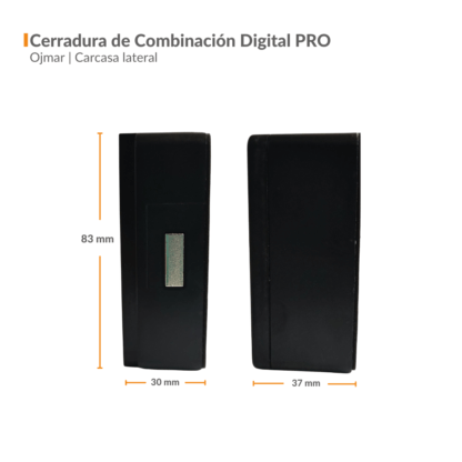 Cerradura OJMAR de Combinación Digital Pro Carcasa lateral_3010.AHT50013