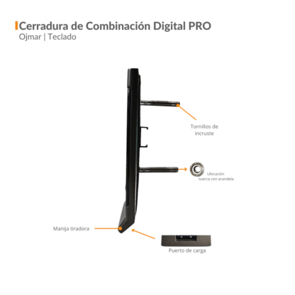 Cerradura OJMAR de Combinación Digital Pro Teclado_3010.AHT50013 (2)