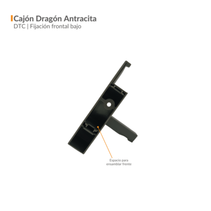 Cajón DTC Dragón Frente Metálico_BB01500_Fijación Bajo