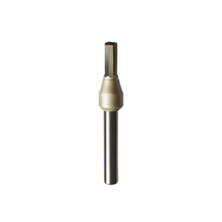 Fresa Welldone Corte Recto Industrial Espigo de 1/4 Acanalar