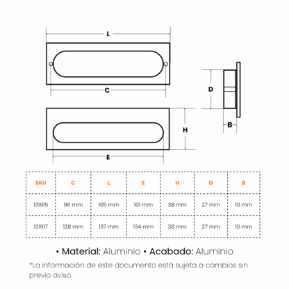 Manija Cazuela TFC Rectangular - Imagen 2