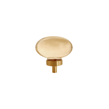 Botón Qualita Q5049 Cristal Dorado - Imagen 2