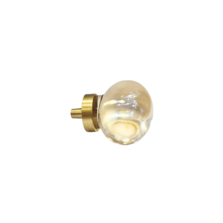 Botón Qualita Q5049 Cristal Dorado
