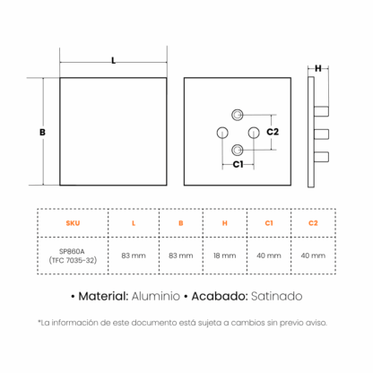 Manija TFC Cuadrada Grande - Imagen 3