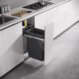 Basurera Frente Madera Sencilla TFC 25 L